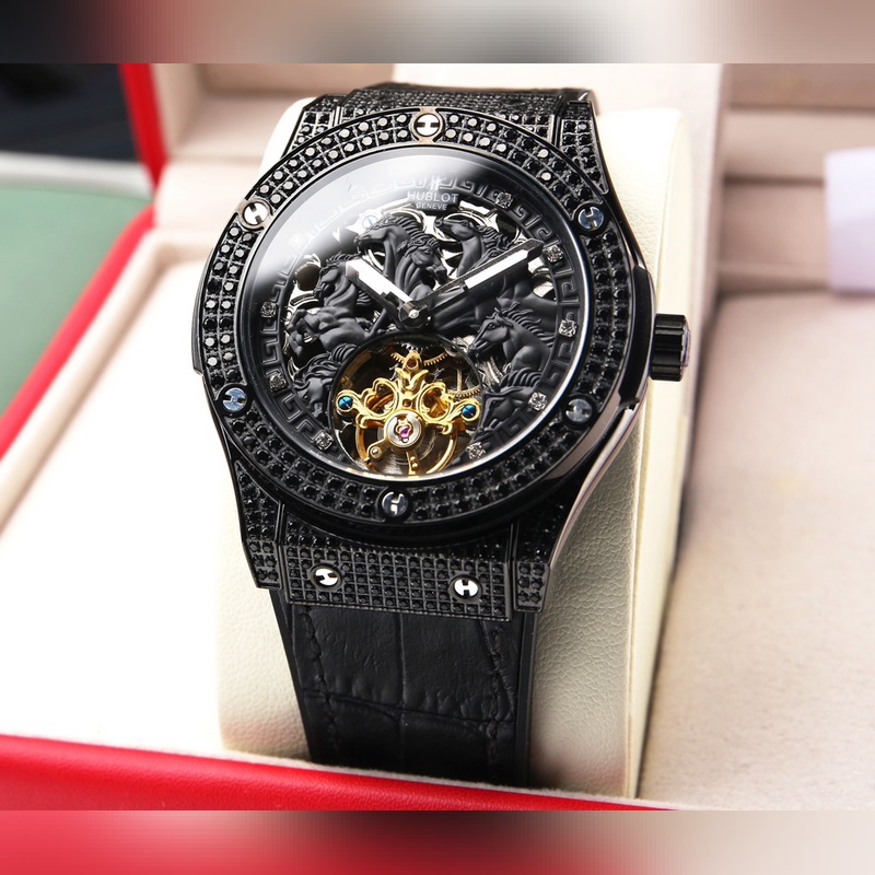 Hublot Big Bang Tourbillon Paved Diamond Edition Sales Masterpiece-2