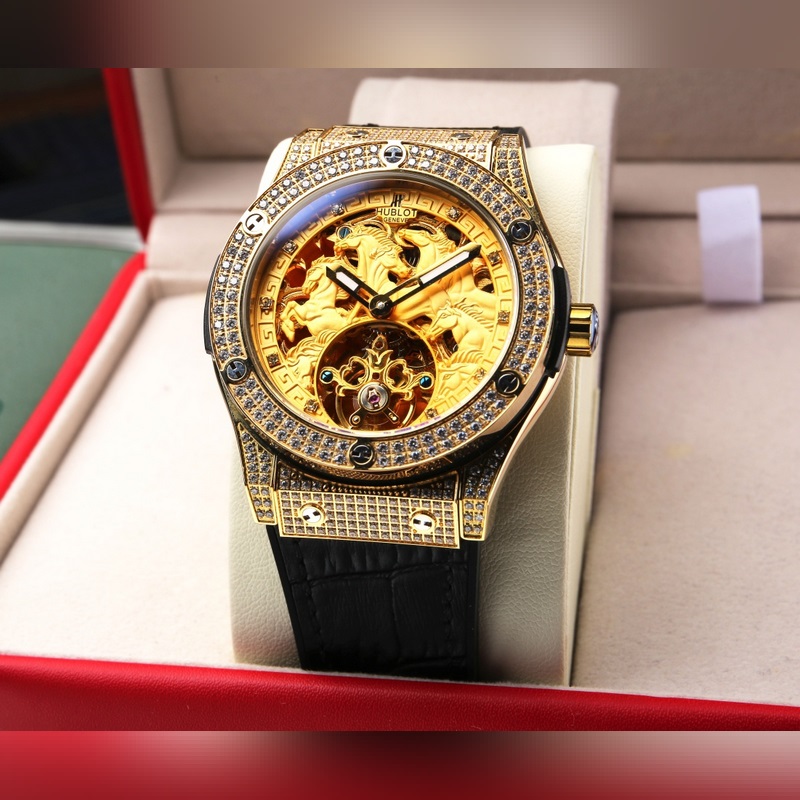 Hublot Big Bang Tourbillon Paved Diamond Edition Sales Masterpiece-4