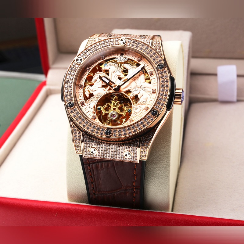 Hublot Big Bang Tourbillon Paved Diamond Edition Sales Masterpiece-5