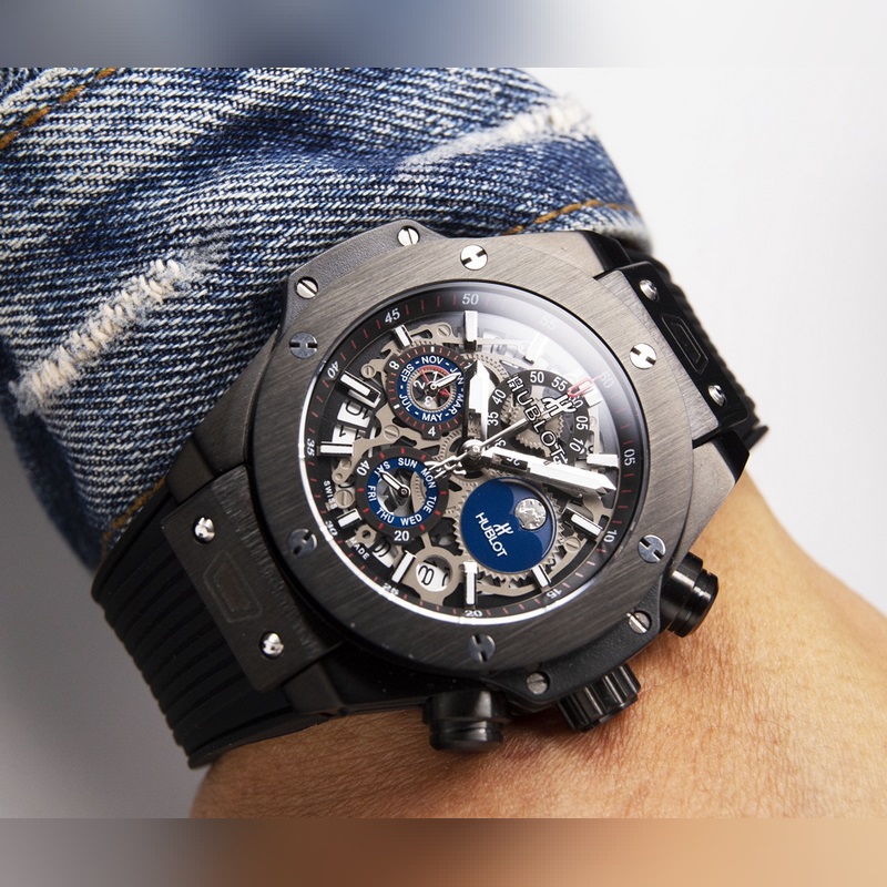 Hublot Big Bang Men's Replica Watch 316 Stainless Steel Case-4