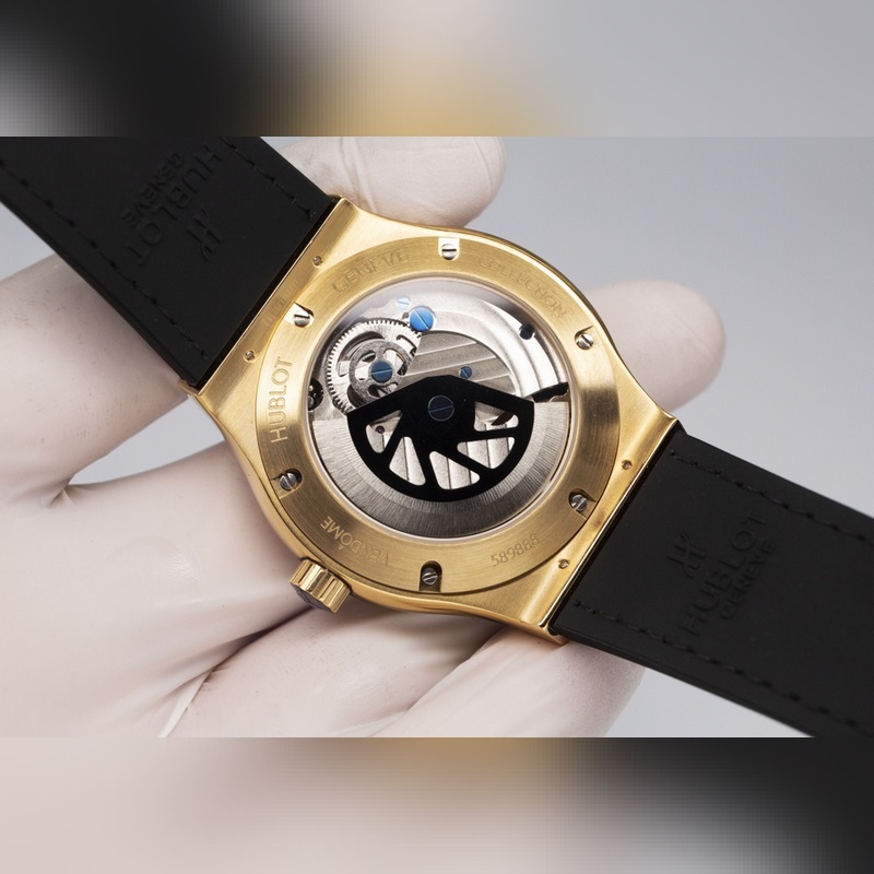 Hublot Classic Fusion Tourbillon Men's Replica Watch Leather&Steel Band High Quality-8