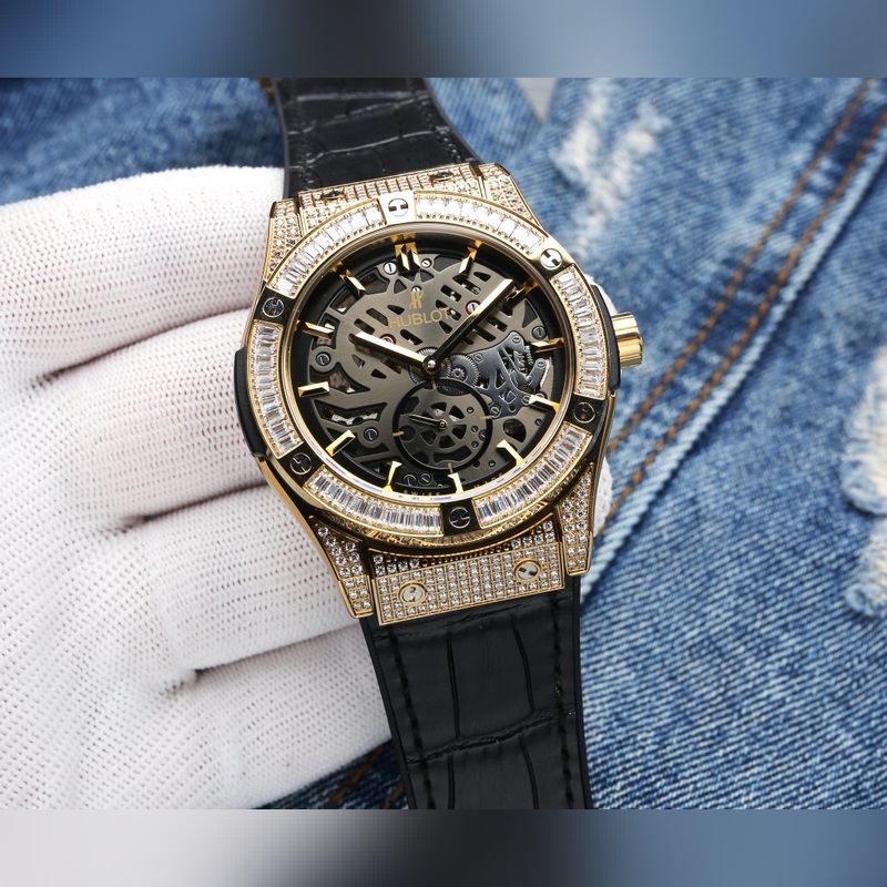 Hublot Big Bang Tourbillon Diamond Edition Full Diamond Case Automatic Movement-4