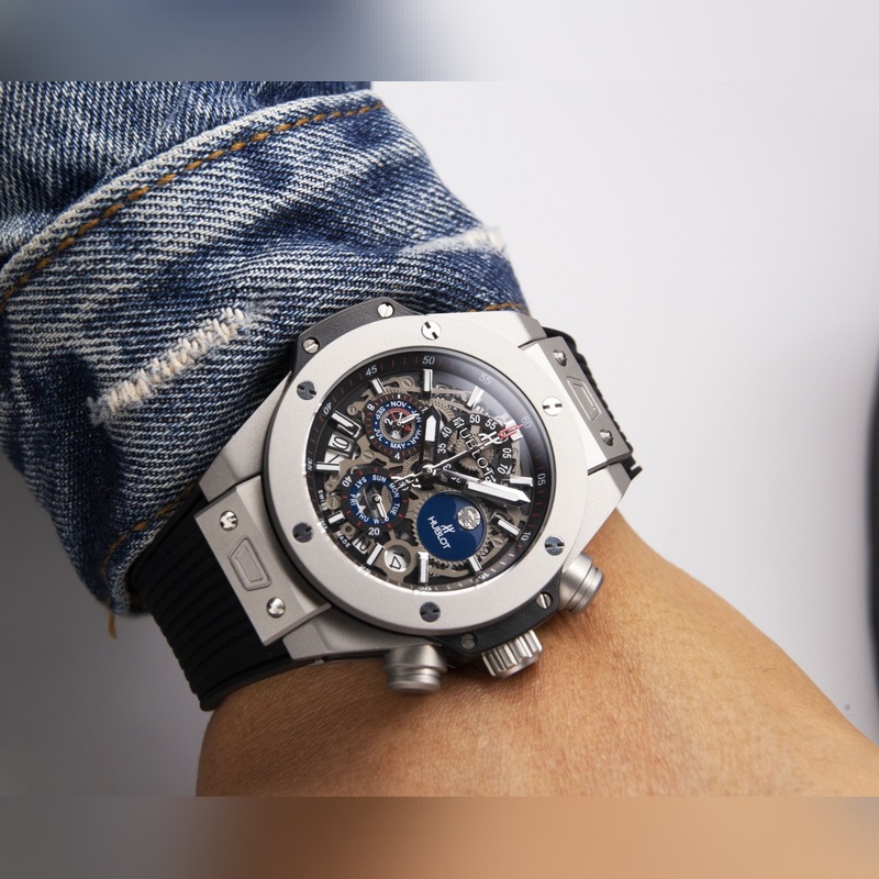 Hublot Big Bang Men's Replica Watch 316 Stainless Steel Case-4