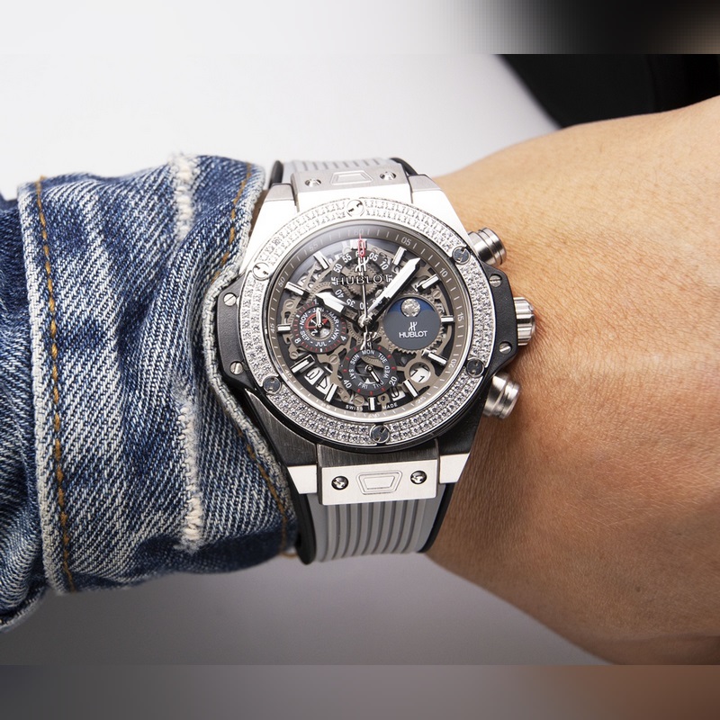 Hublot Big Bang Men's Replica Watch 316 Stainless Steel Case-4