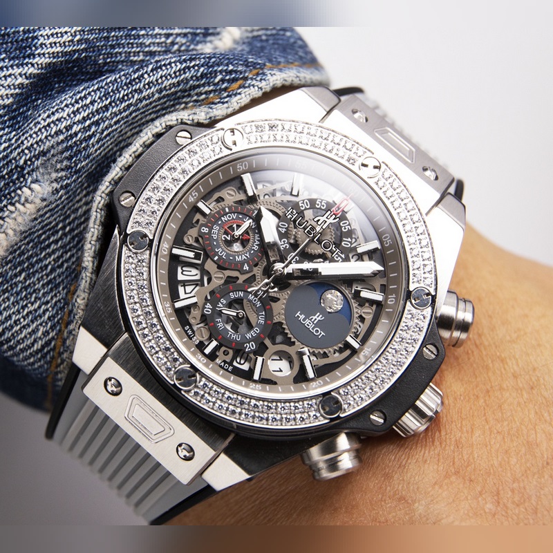 Hublot Big Bang Men's Replica Watch 316 Stainless Steel Case-5