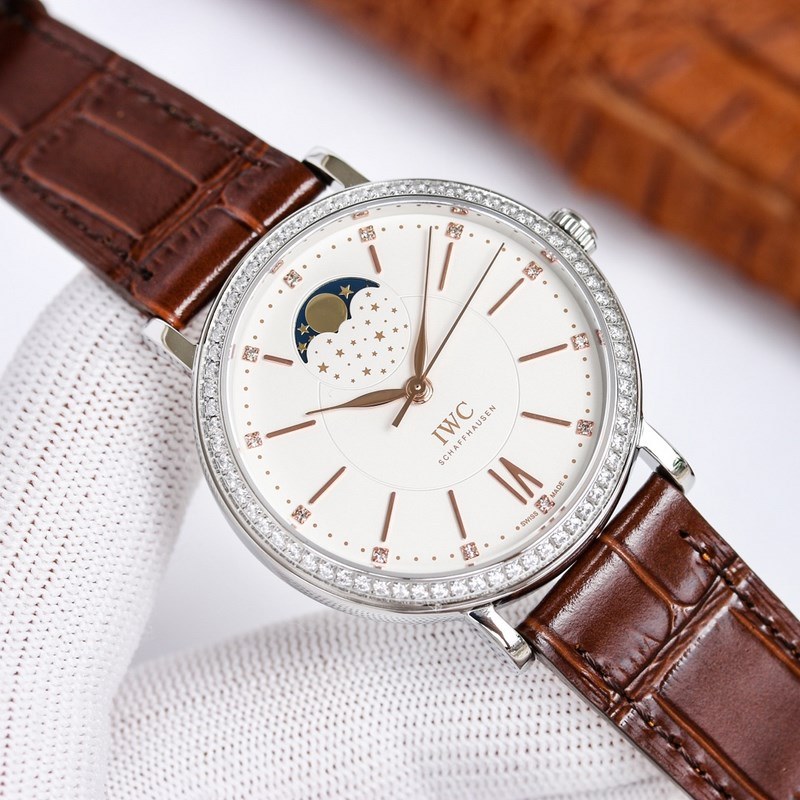 IWC Portofino Moonphase Automatic Replica Watch 37mm Women's Timepiece-2