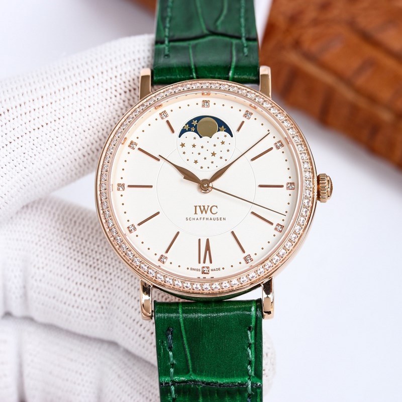 IWC Portofino Moonphase Automatic Replica Watch 37mm Women's Timepiece-8