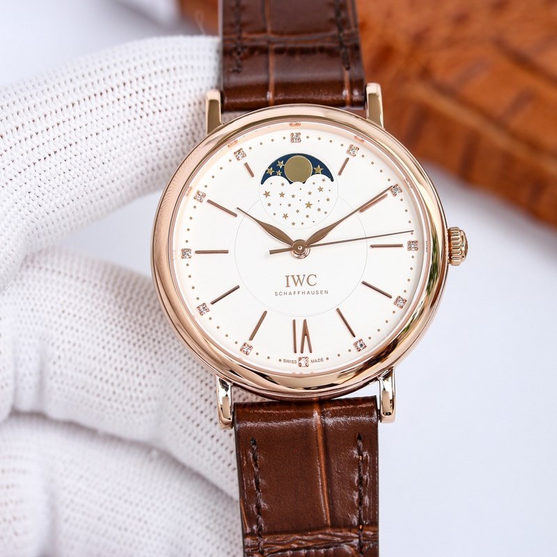 IWC Portofino Moon Phase Automatic 37mm Women's Replica Watch-5