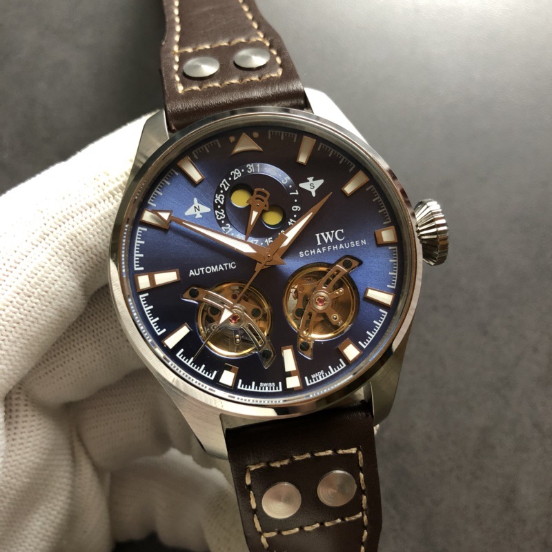 Montblanc Pilot Little Prince Dual Flying Tourbillon Men's Replica Watch-2