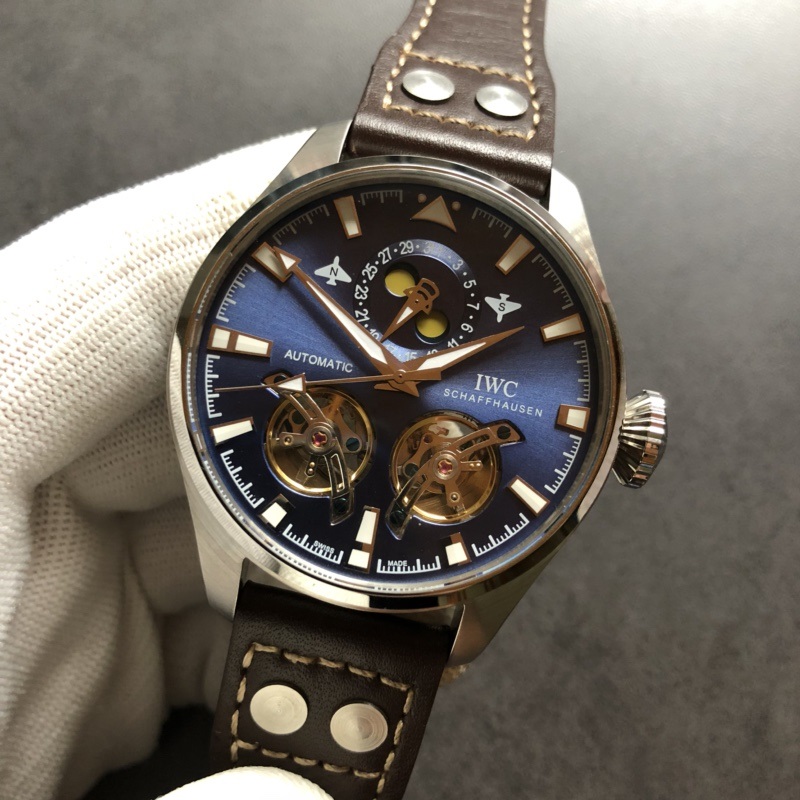 Montblanc Pilot Little Prince Dual Flying Tourbillon Men's Replica Watch-3