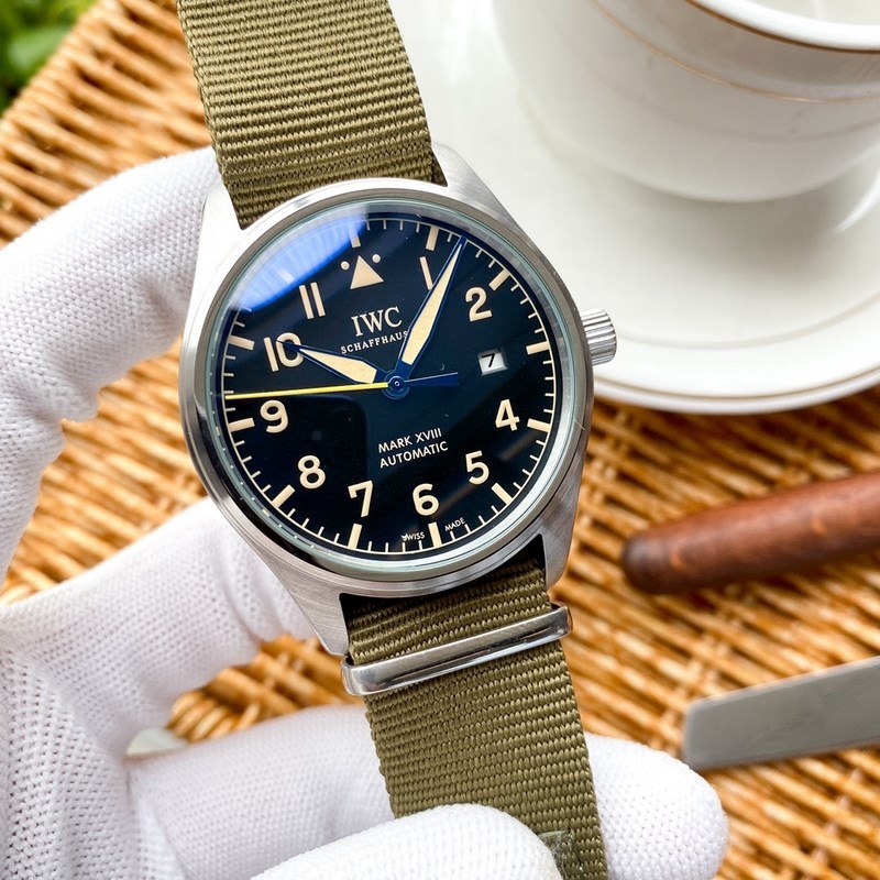 IWC Pilot's Automatic 42mm Nylon Strap Replica Watch-5