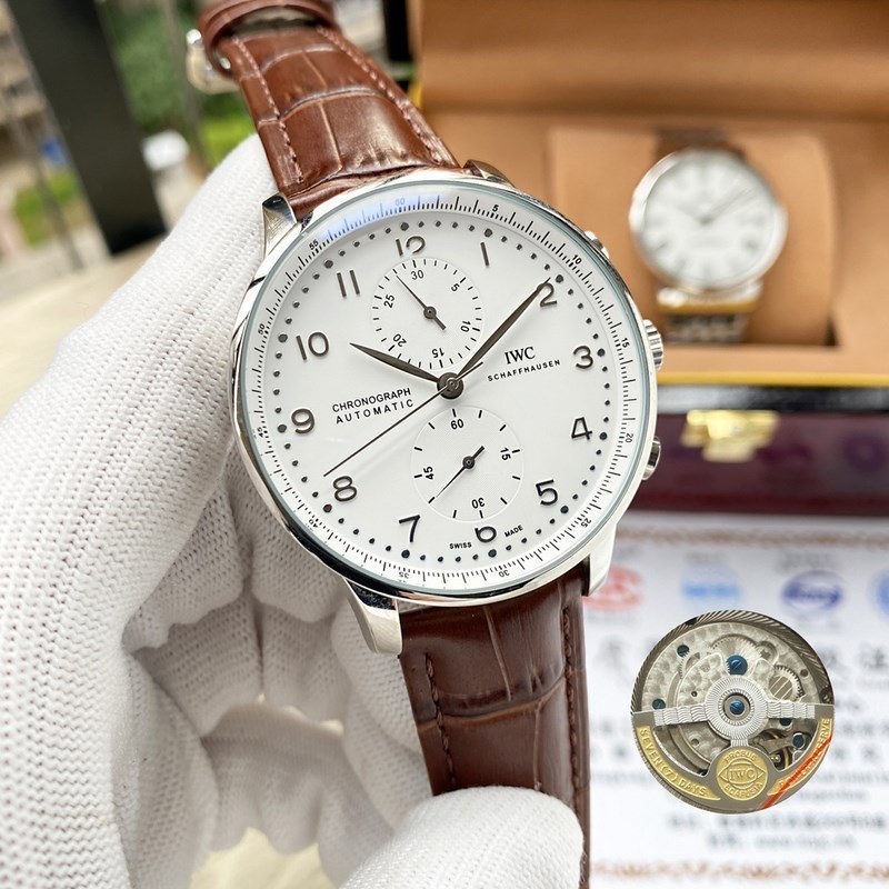 IWC Portuguese Men's Replica Watch 42mm x 13mm Premium Quality-3