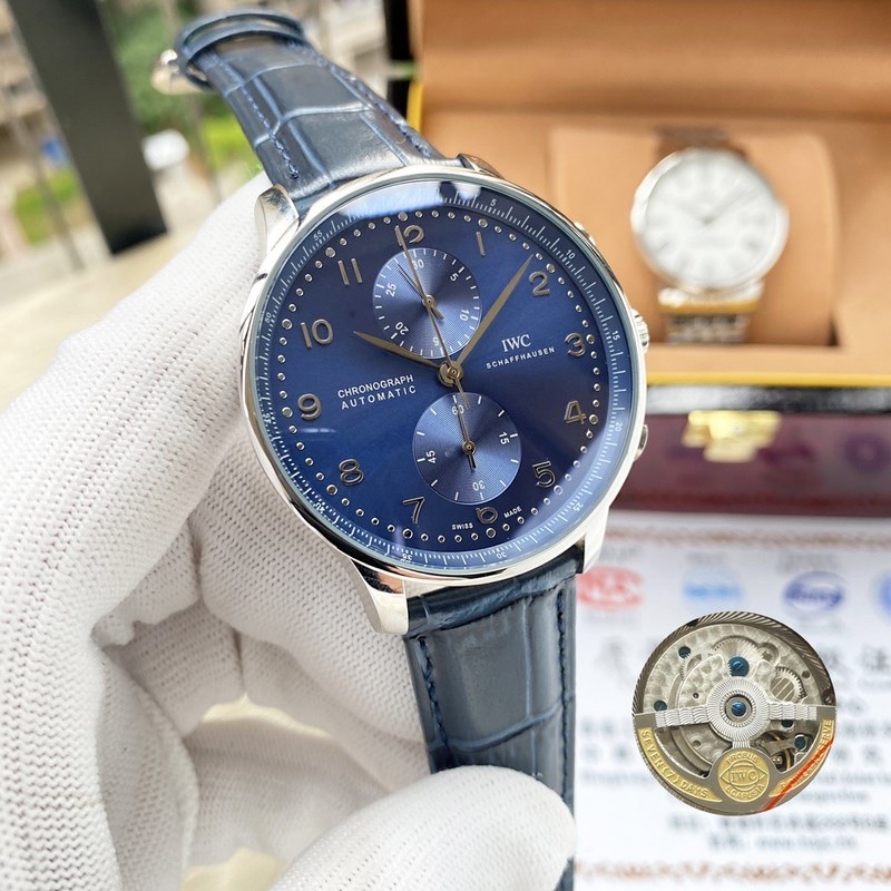 IWC Portuguese Men's Replica Watch 42mm x 13mm Premium Quality-6