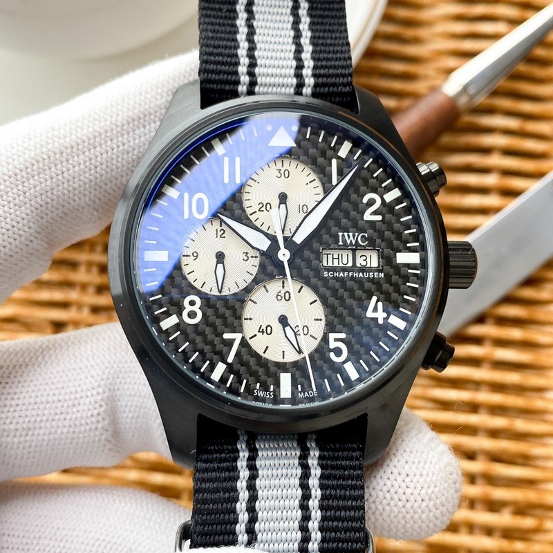 IWC Pilot's Automatic Replica Watch 43mm Nylon Strap-2