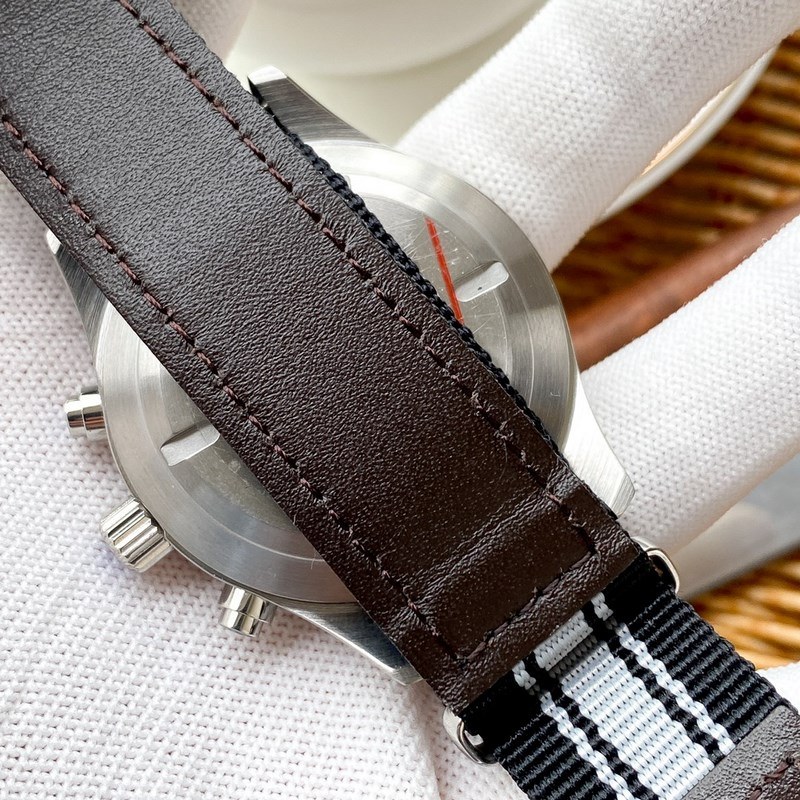 IWC Pilots Automatic Replica Watch 43mm Nylon Canvas Strap-7