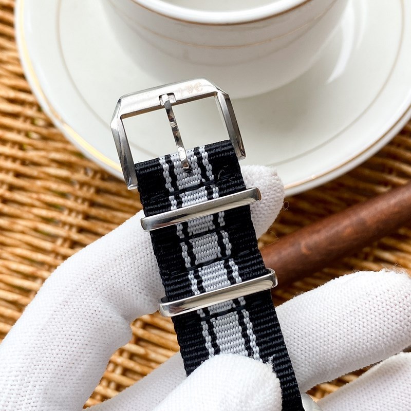 IWC Pilots Automatic Replica Watch 43mm Nylon Canvas Strap-8