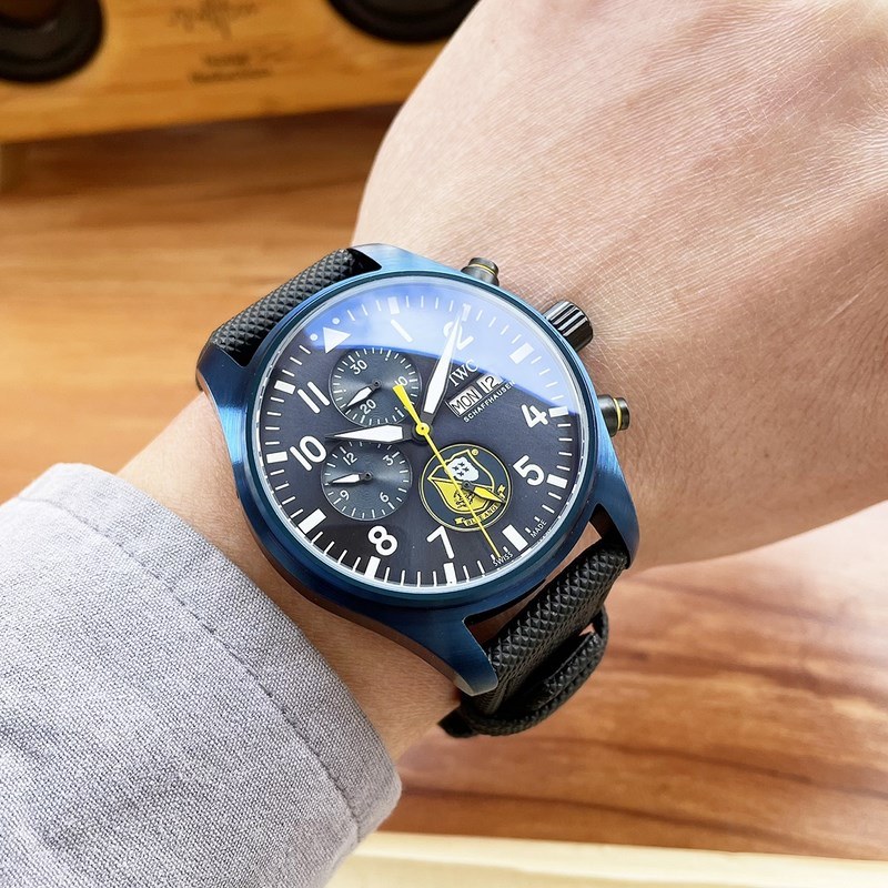 IWC Pilot's Replica Watch 43mm Automatic Nylon Strap-2