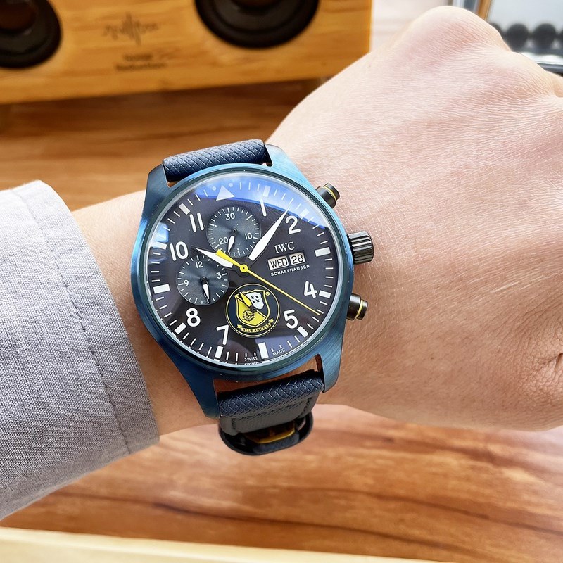 IWC Pilot's Replica Watch 43mm Automatic Nylon Strap-4