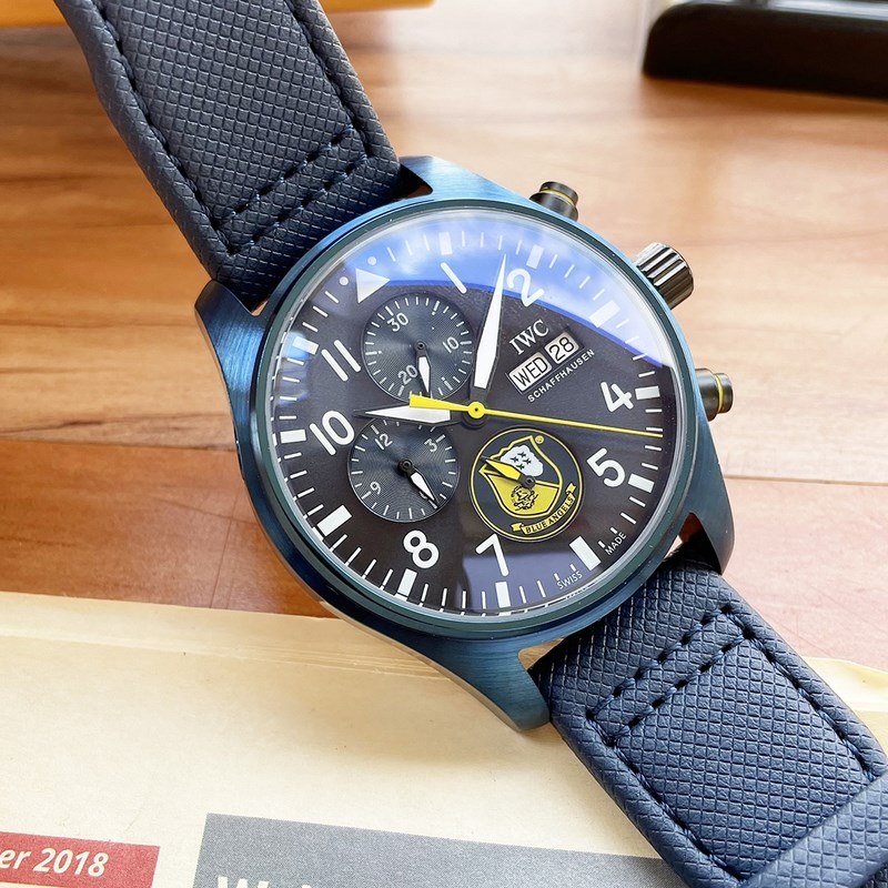 IWC Pilot's Replica Watch 43mm Automatic Nylon Strap-5