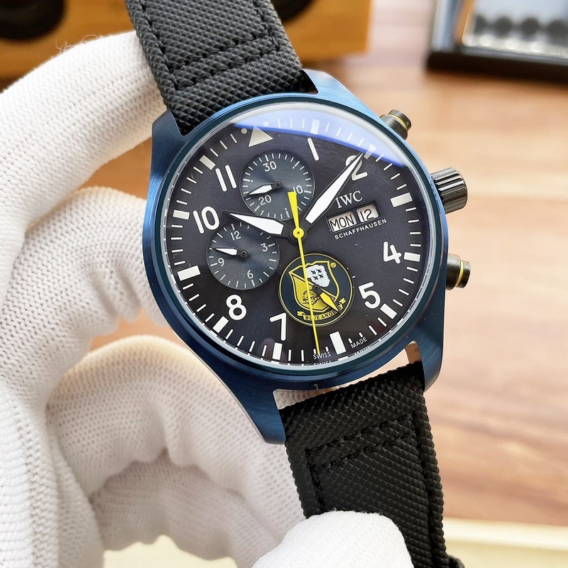 IWC Pilot's Replica Watch 43mm Automatic Nylon Strap-6