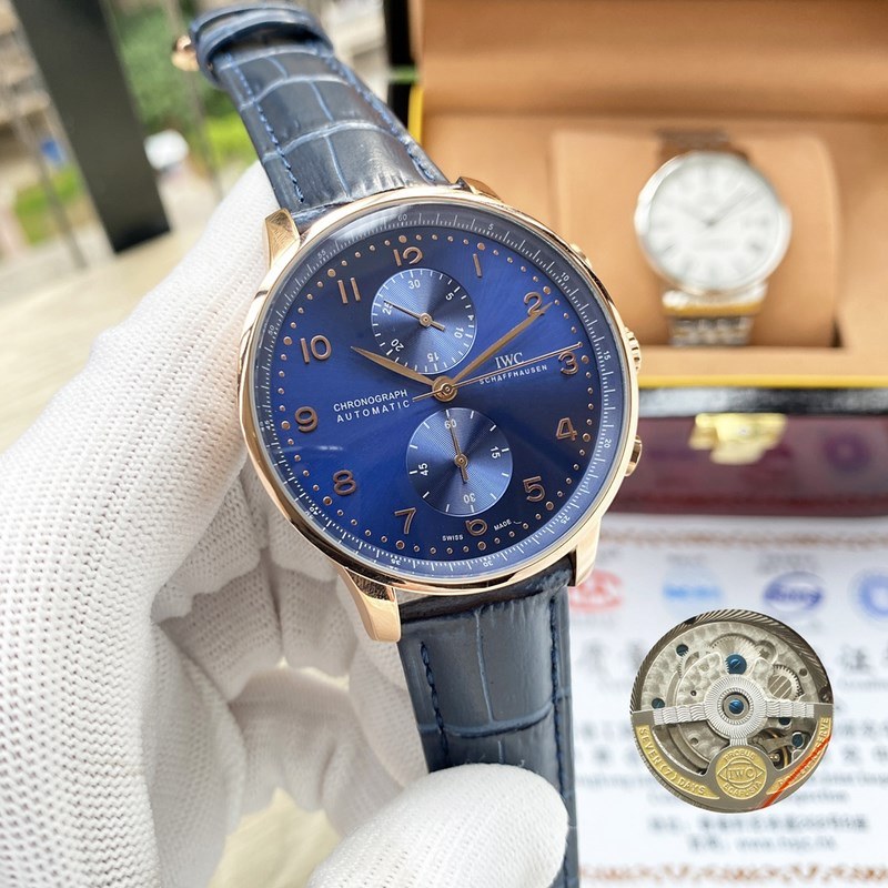 IWC Portuguese Men's Replica Watch 42mm x 13mm Luxury Timepiece-4