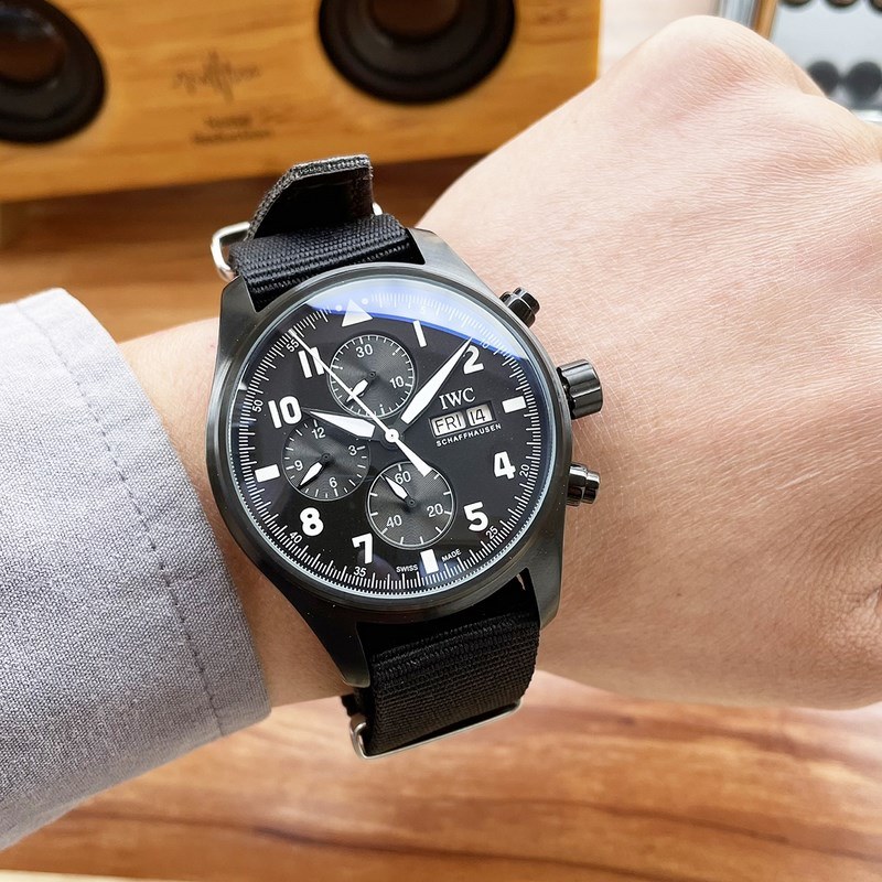 IWC Pilot's Replica Watch 43mm Automatic Nylon Strap-4