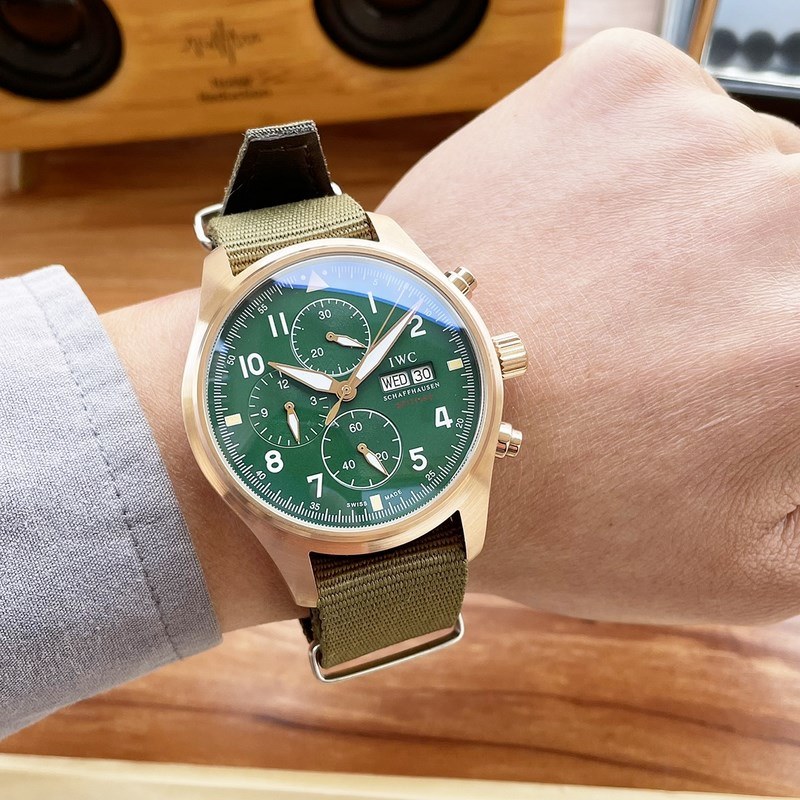 IWC Pilot's Replica Watch 43mm Automatic Nylon Strap-5