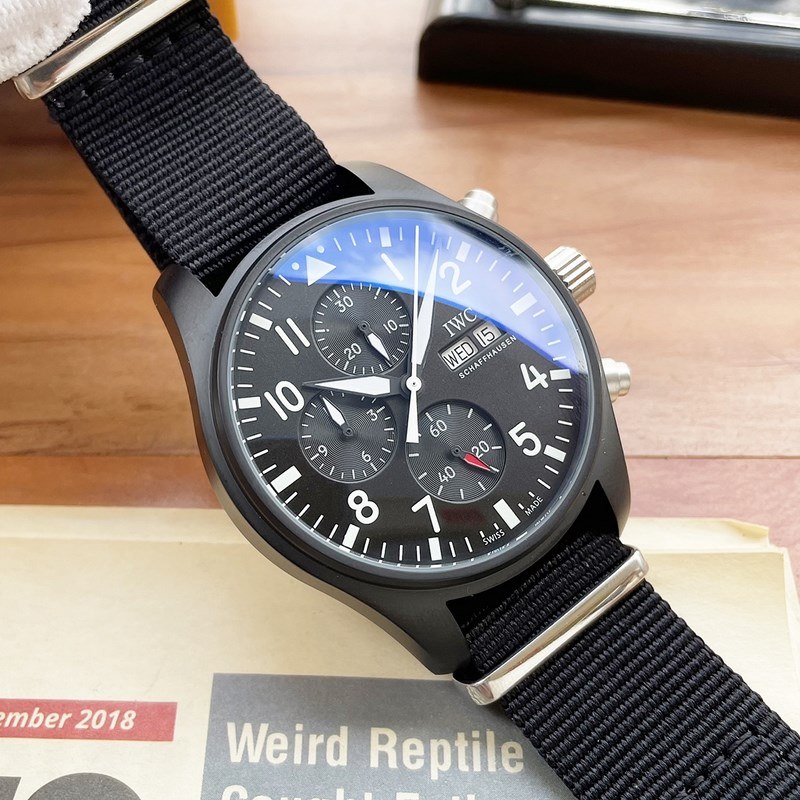 IWC Pilot's Replica Watch 43mm Automatic Nylon Strap-6