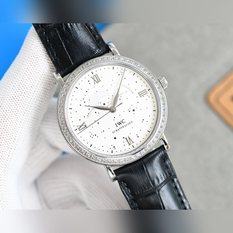 IWC Portuguese Perpetual Calendar Moonphase Men's Replica Watch-2