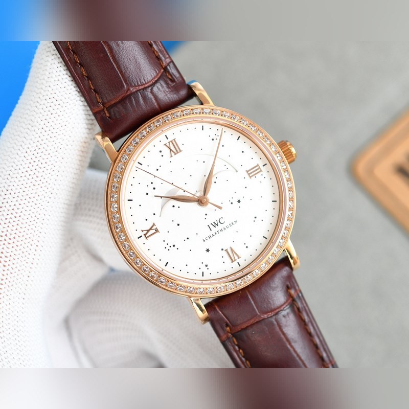 IWC Portuguese Perpetual Calendar Moonphase Men's Replica Watch-4