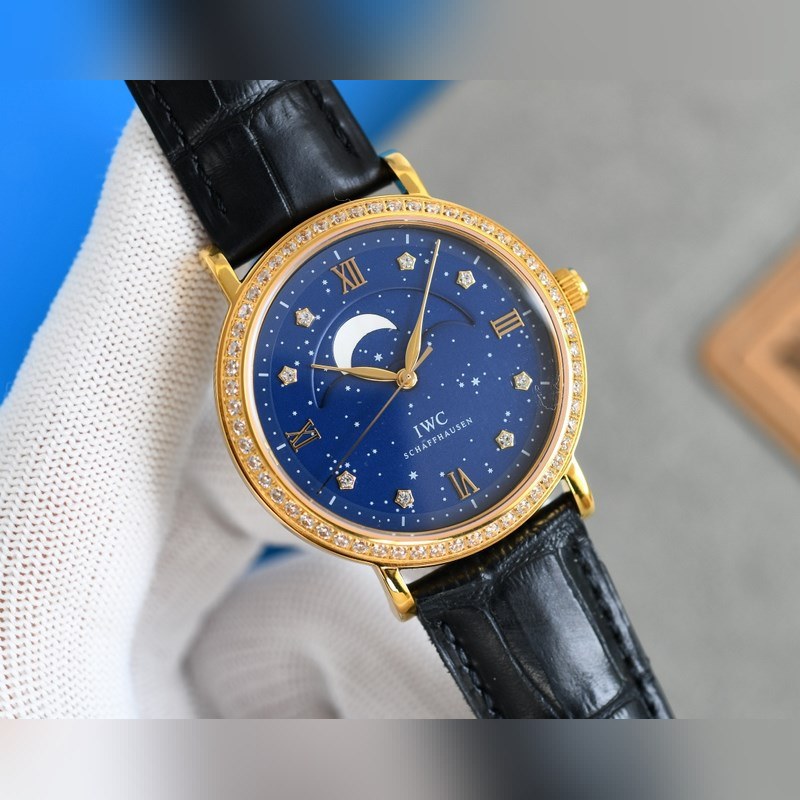 IWC Aquatimer Men's Moon Phase Day-Night Indicator High Quality-3