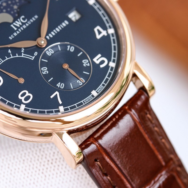 IWC Long Power Reserve Moon Phase Expert Portofino IW516409 Transparent Case Replica Watch-3
