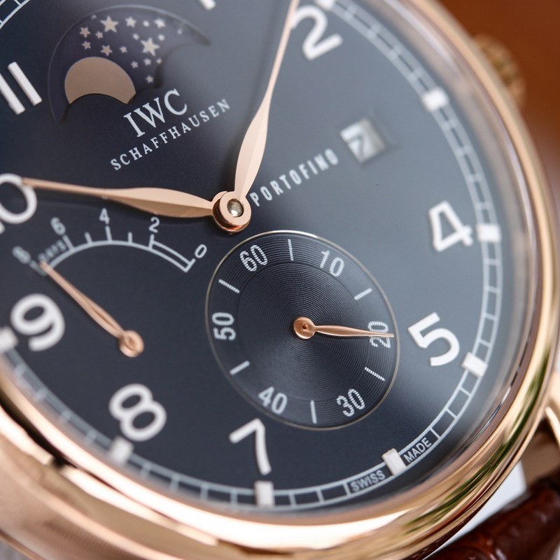 IWC Long Power Reserve Moon Phase Expert Portofino IW516409 Transparent Case Replica Watch-4