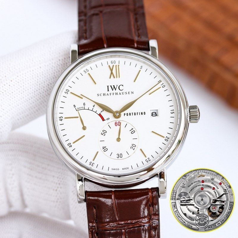 IWC Pilot's Moon Phase IW510103 Transparent Back Replica Watch-1