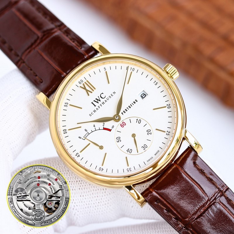 IWC Pilot's Moon Phase IW510103 Transparent Back Replica Watch-4