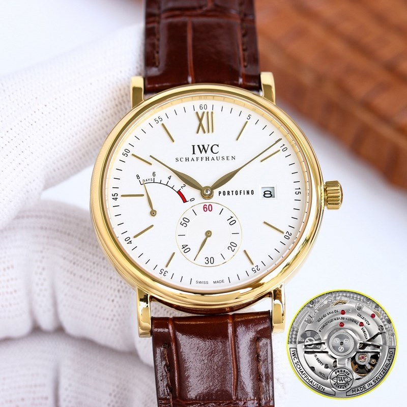 IWC Pilot's Moon Phase IW510103 Transparent Back Replica Watch-5