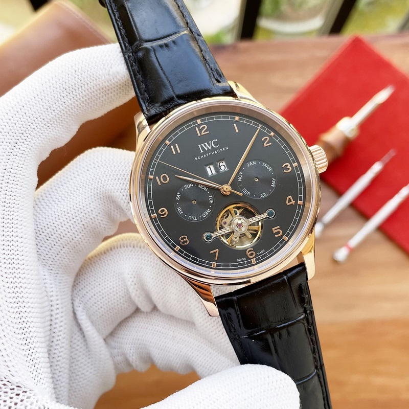 IWC Portuguese Tourbillon Perpetual Calendar 46mm Luxury Replica Watch-2