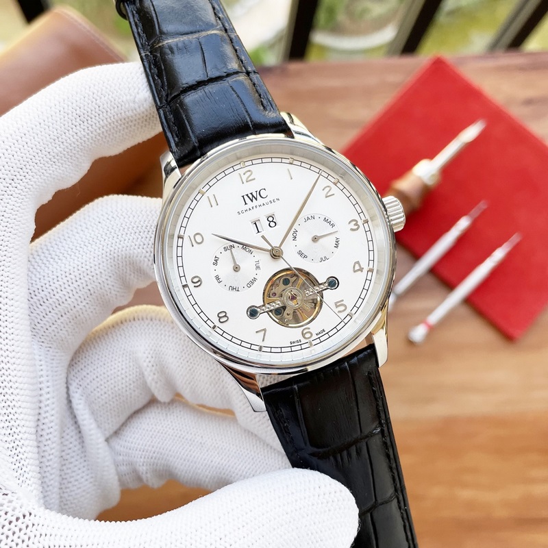 IWC Portuguese Tourbillon Perpetual Calendar 46mm Luxury Replica Watch-3