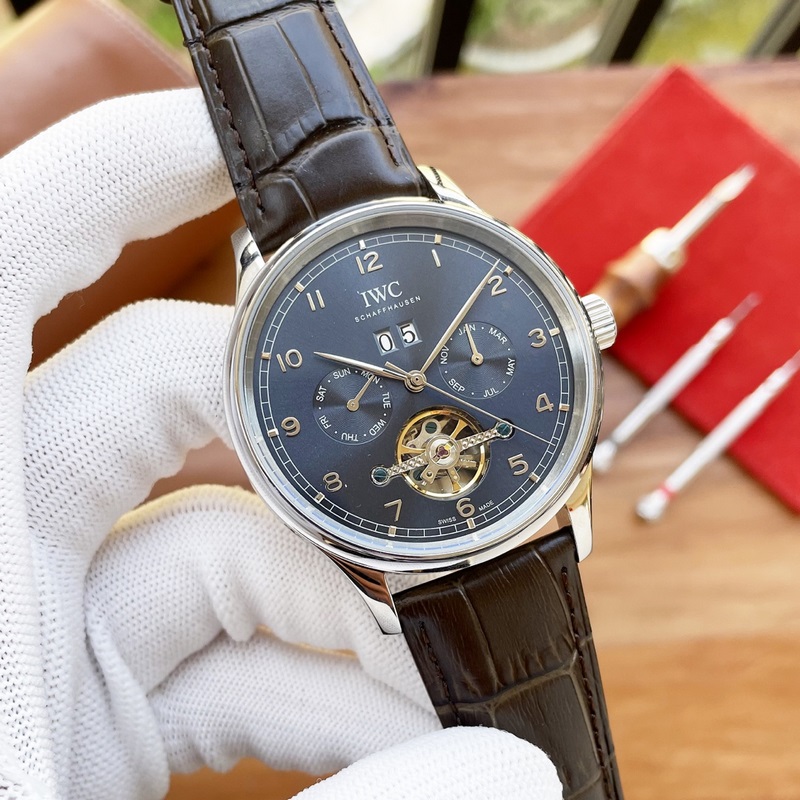 IWC Portuguese Tourbillon Perpetual Calendar 46mm Luxury Replica Watch-4