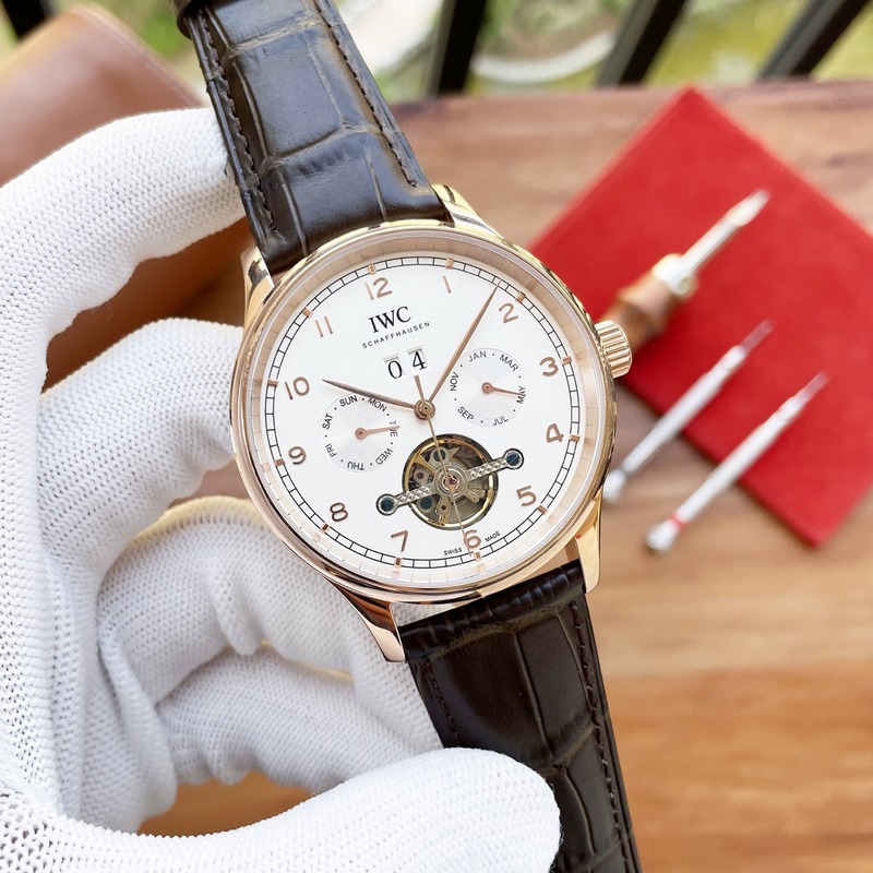 IWC Portuguese Tourbillon Perpetual Calendar 46mm Luxury Replica Watch-5