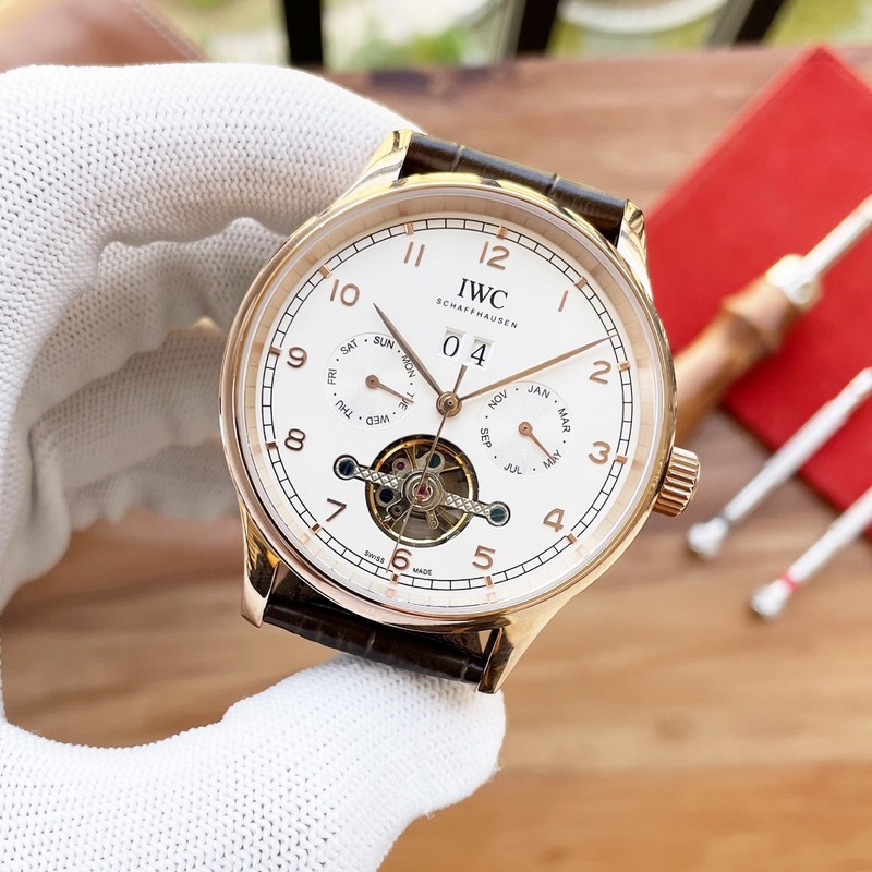 IWC Portuguese Tourbillon Perpetual Calendar 46mm Luxury Replica Watch-6