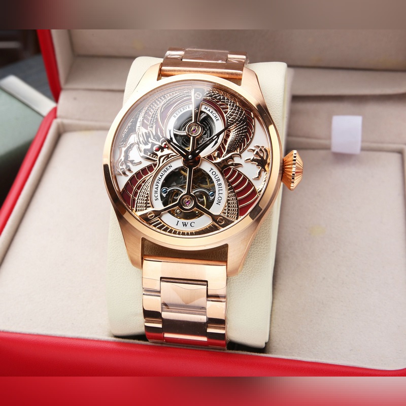 IWC Big Pilot's Replica Watch Tourbillon 46mm Luxury Timepiece-2