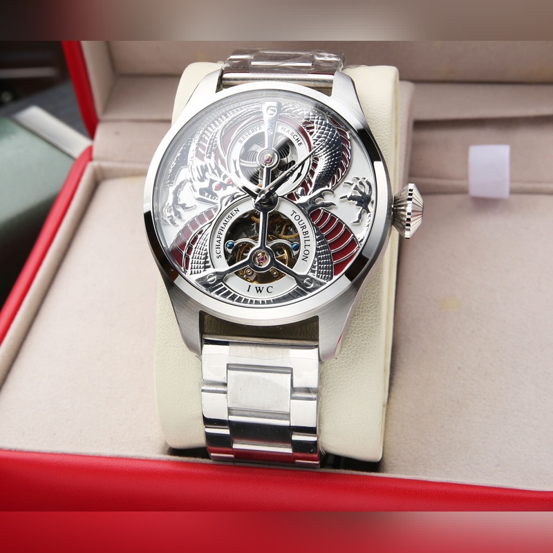 IWC Big Pilot's Replica Watch Tourbillon 46mm Luxury Timepiece-4