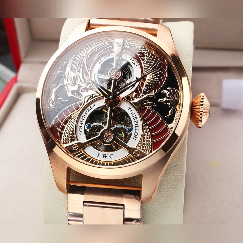 IWC Pilot's Replica Watch Big Pilot 46mm Tourbillon Craftsmanship Excellence-3