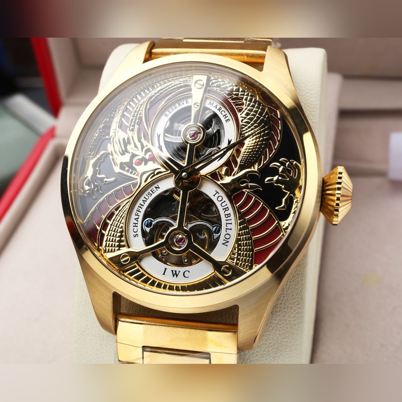 IWC Pilot's Replica Watch Big Pilot 46mm Tourbillon Craftsmanship Excellence-5