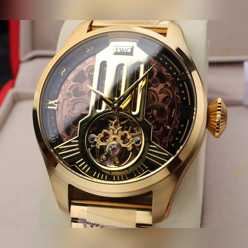 IWC Big Pilot's Replica Watch Tourbillon 46mm Swiss Quality Masterpiece-5