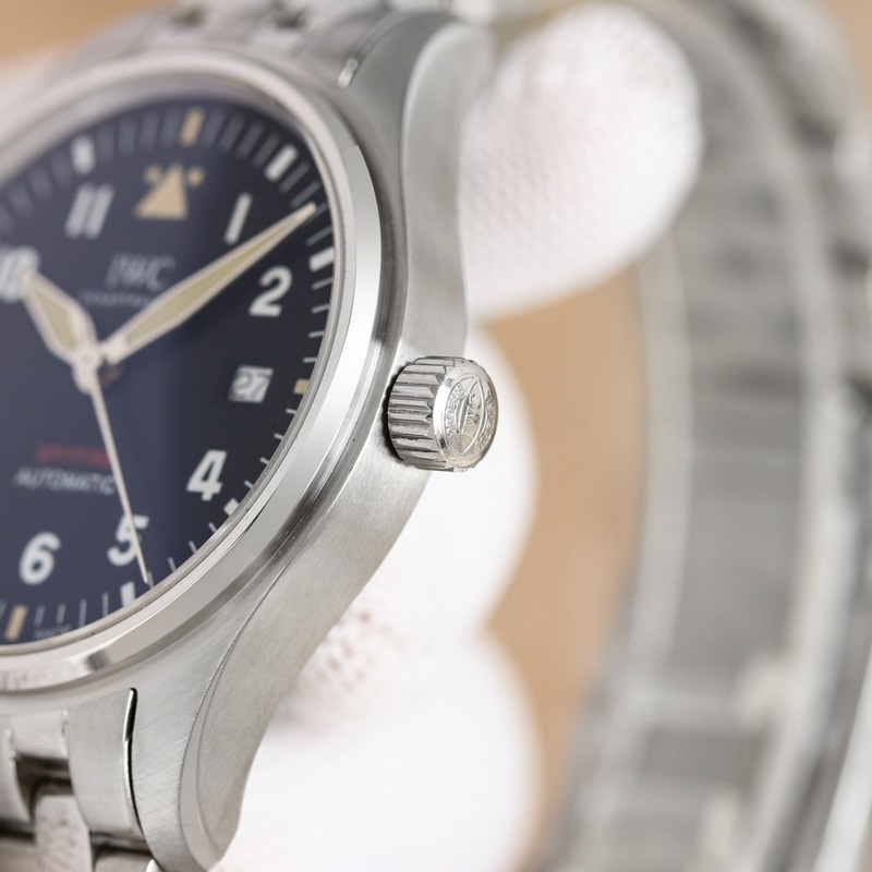 IWC Pilot's Replica Watch V7 Edition Stainless Steel Quality Version with Free Strap-8
