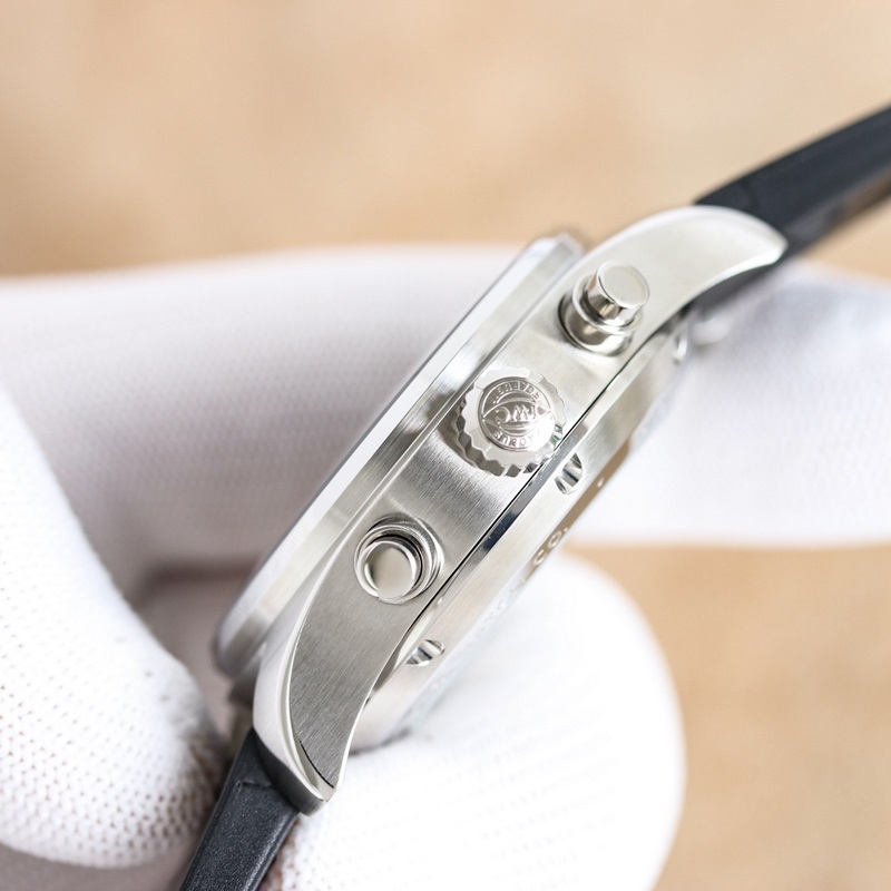 IWC Pilot's Replica Watch New Classic Blue Rubber Strap-6