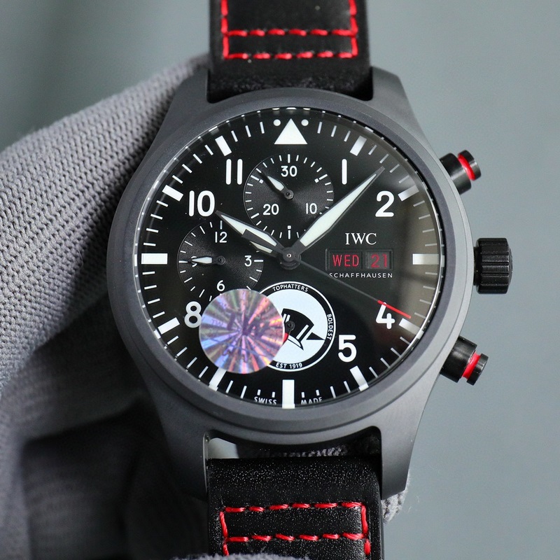 IWC Pilot's Chronograph Fully Upgraded Ceramic Replica Watch-1