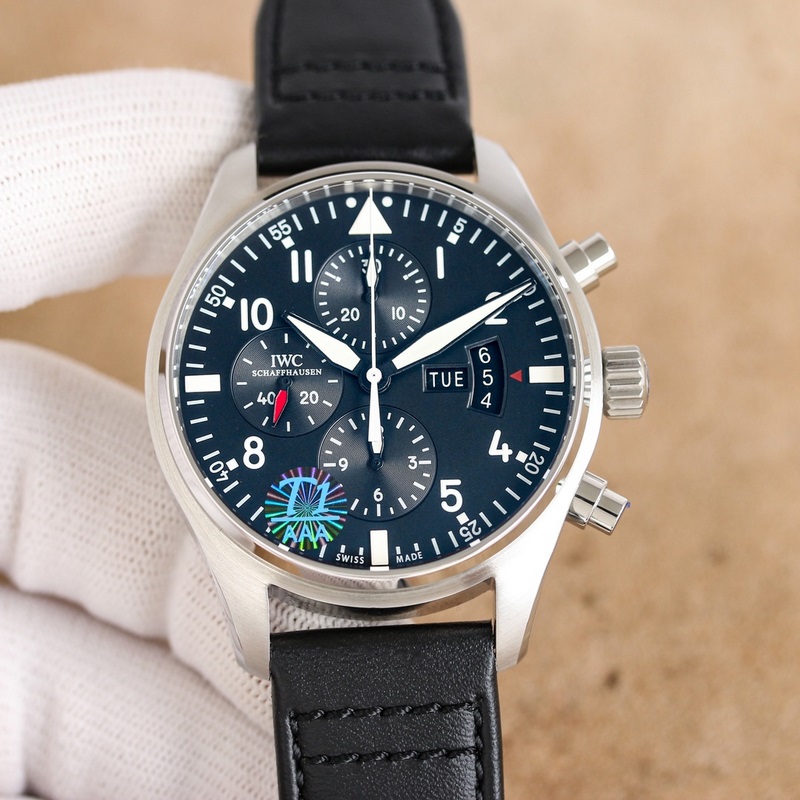 IWC Pilot's Replica Watch IW378003 with High-Tech Rose Gold Coating-3